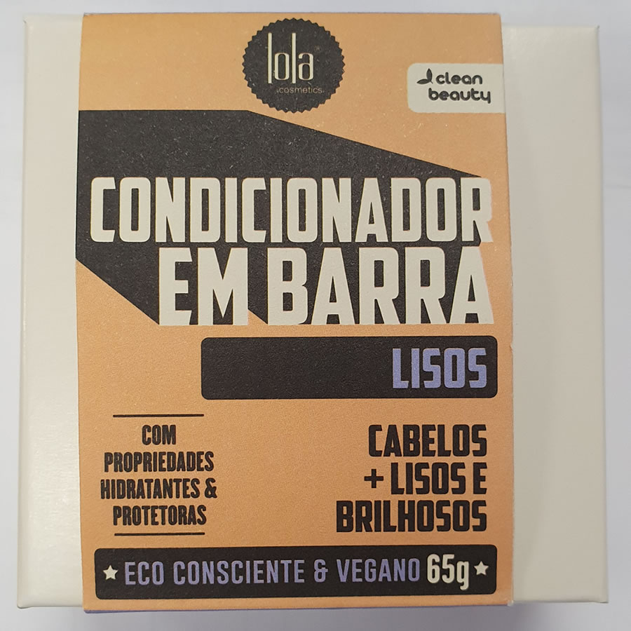 CONDICIONADOR EM BARRA PARA CABELOS LISOS LOLA COSMETICS 65G